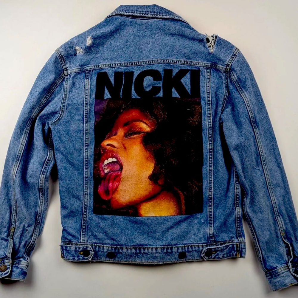 H&M Nicki Minaj Denim Jacket
